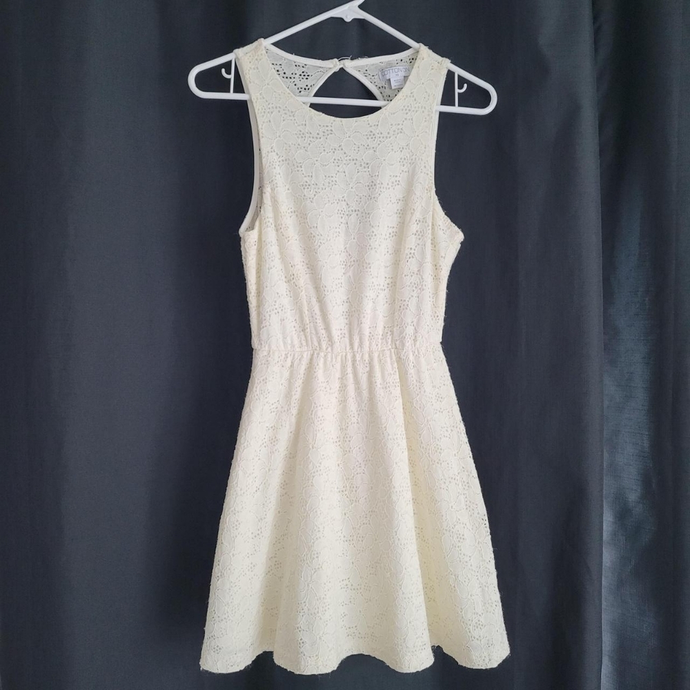 Extra small white dress